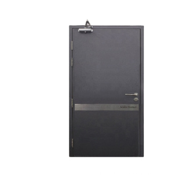 ul listed fire rated hollow metal door with panic bar